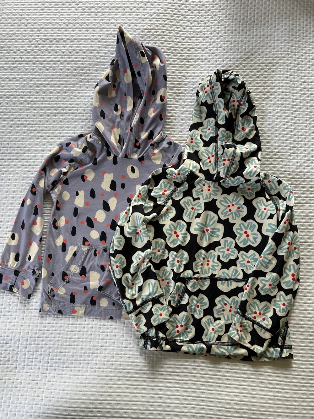 Hanna Andersson 2 piece bundle long sleeve Hooded tops Size 4
